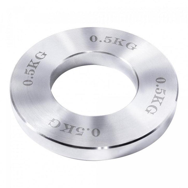 Set discuri de greutate 50/51mm crom 5 kg, inclusiv geantă de transport - Gorilla Sports Ro