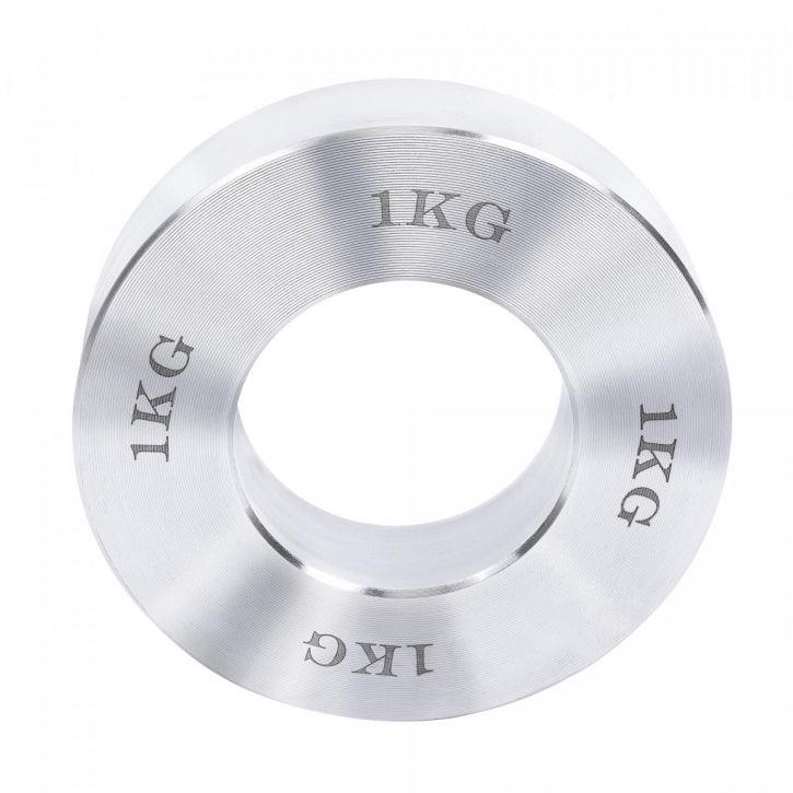 Set de discuri de haltere cromate Olympia 5 kg, inclusiv geantă de transport