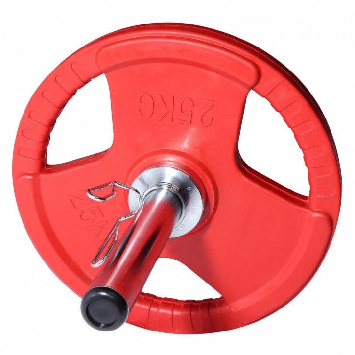 Set de discuri de haltere cromate Olympia 5 kg, inclusiv geantă de transport