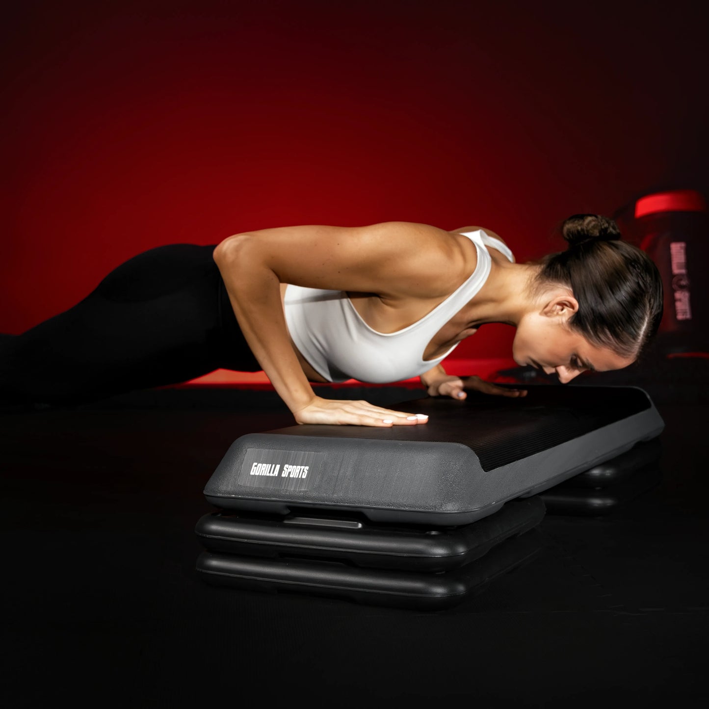 Stepper aerobic cu suprafață antiderapantă
