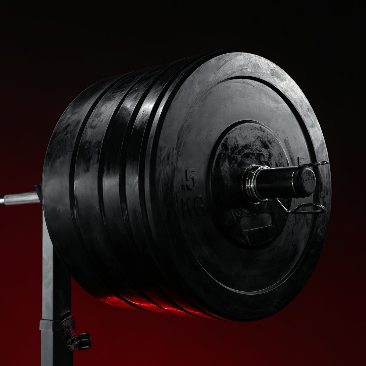 Rack pentru genuflexiuni reglabil pe înălțime și lățime, incluzând set de haltere cu discuri de protecție olimpice de 170 kg