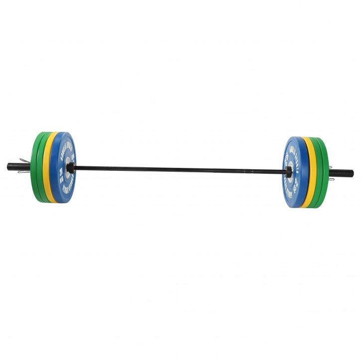 Set de haltere cu discuri de protecție Olympia PRO 140 kg