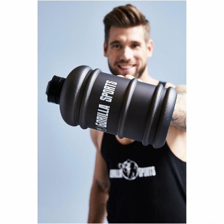 Set de 2 Sticle de baut, 2, 2 L, Negru, Gorilla Sports