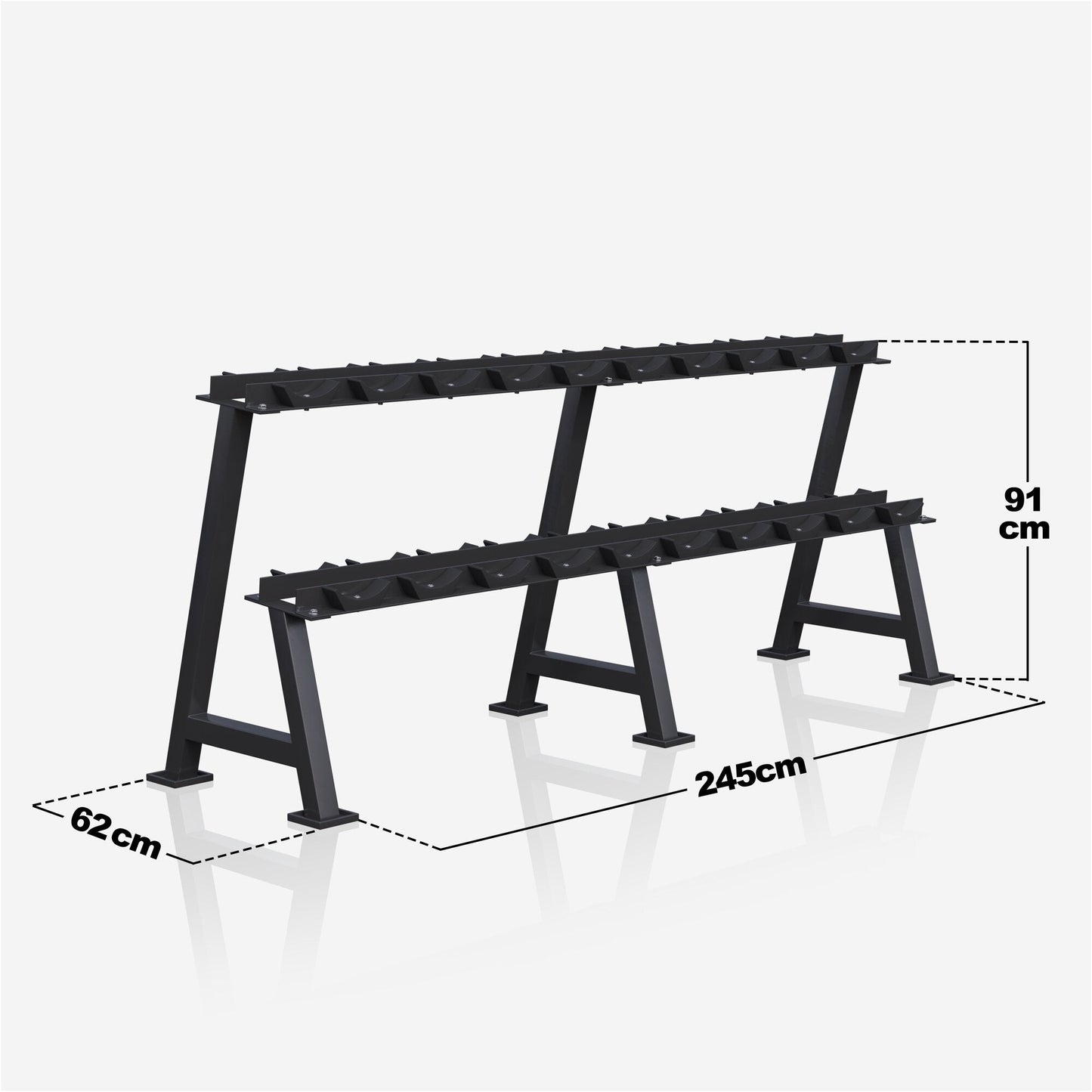 Halteră cu cauciuc PRO 2,5 - 50 kg