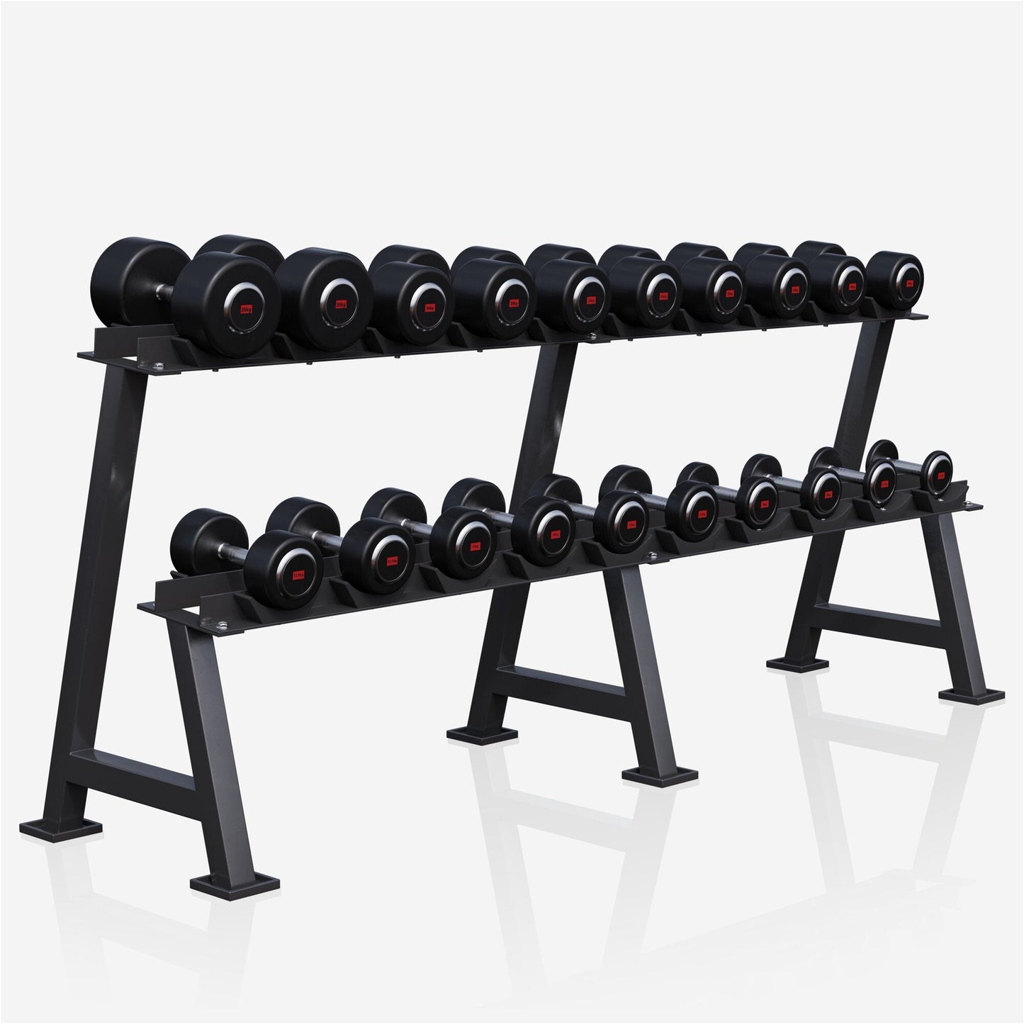 Halteră cu cauciuc PRO 2,5 - 50 kg