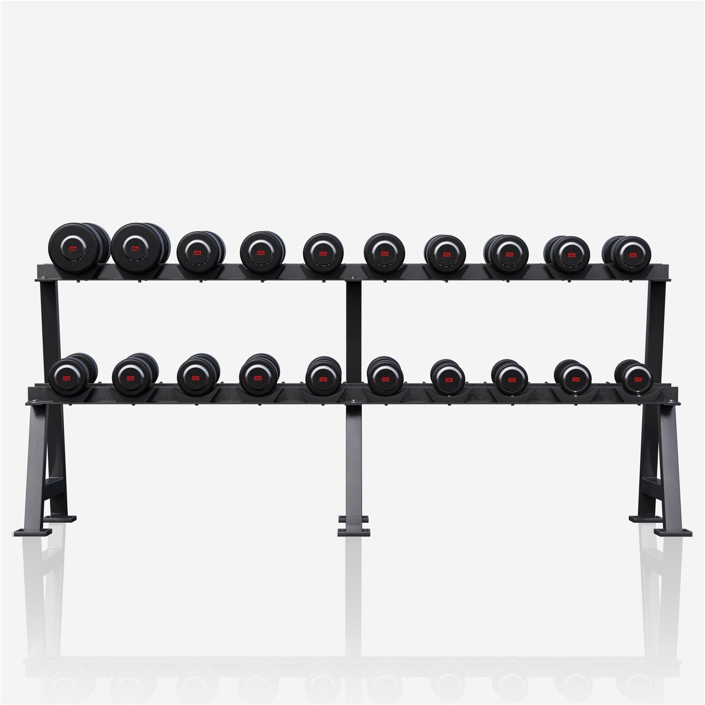 Halteră cu cauciuc PRO 2,5 - 50 kg