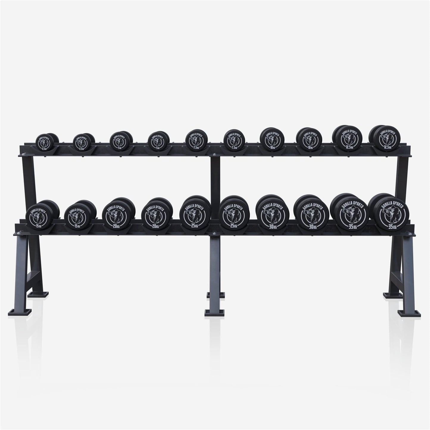 Halteră din cauciuc 2,5 - 40 kg