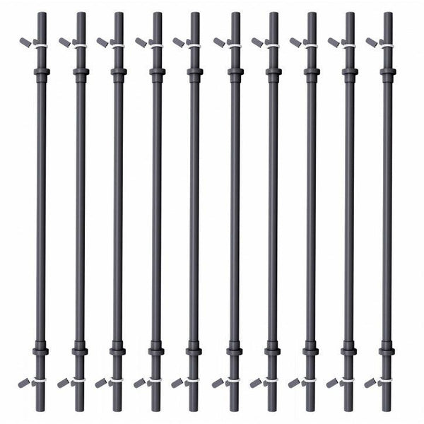 Bară aerobic 130 cm cu cleme 30/31 mm - Gorilla Sports Ro