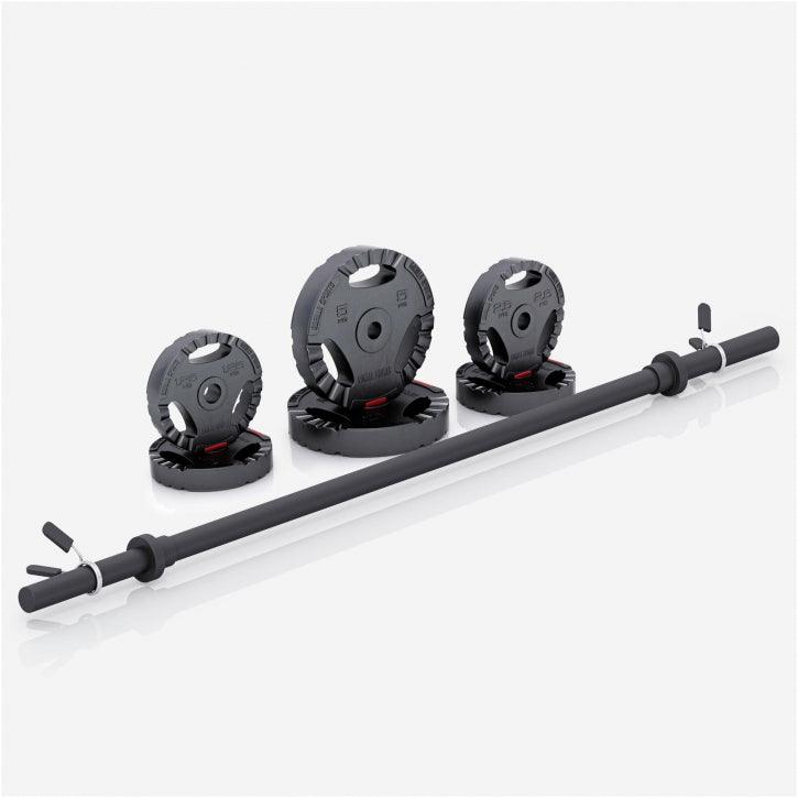Bară de aerobic de 130 cm cu închizători cu arc