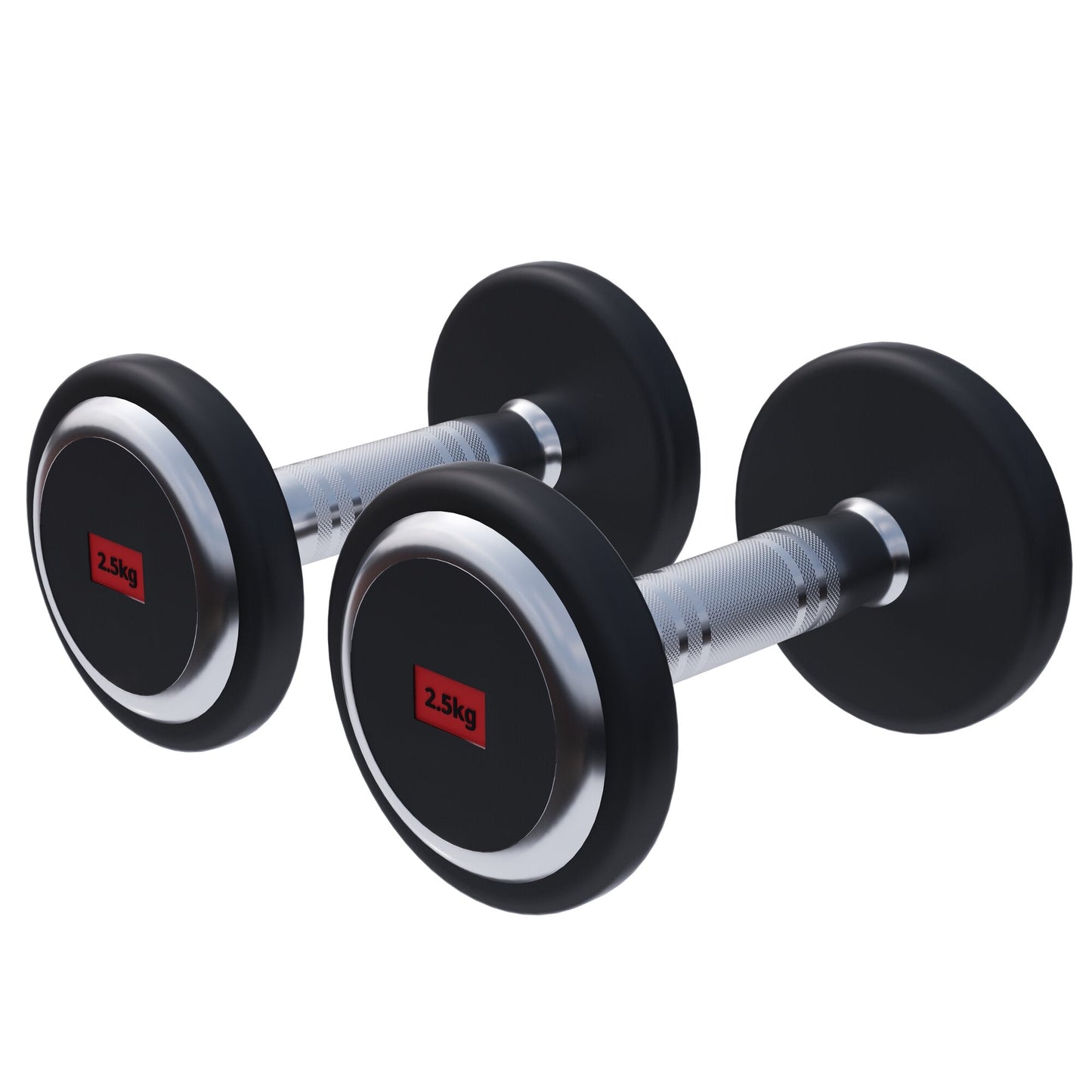 Halteră cu cauciuc PRO 2,5 - 50 kg