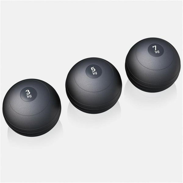 Minge Medicinala Cauciucata Neagra 3Kg-20Kg - Gorilla Sports Ro