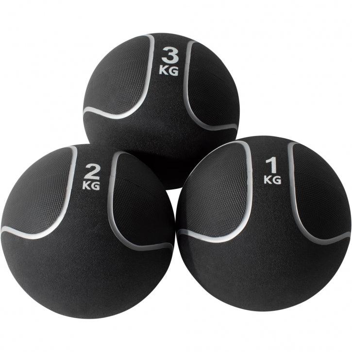 Minge medicinală din cauciuc negru/argintiu 1 - 10 kg