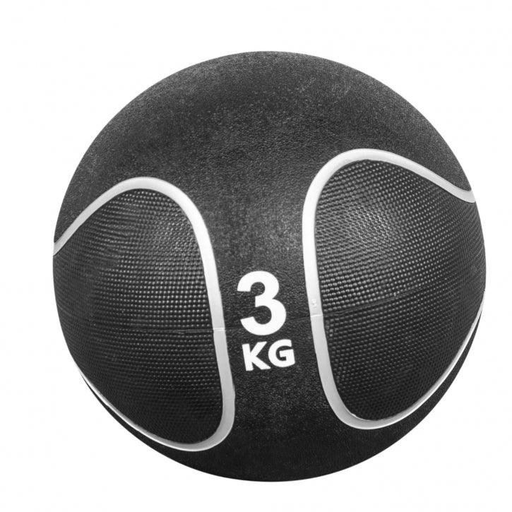 Minge medicinală din cauciuc negru/argintiu 1 - 10 kg
