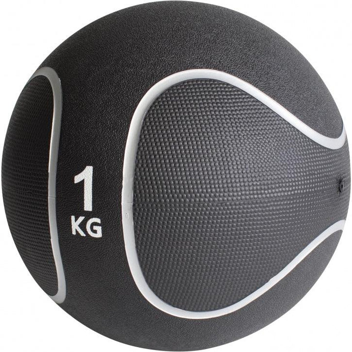 Minge medicinală din cauciuc negru/argintiu 1 - 10 kg