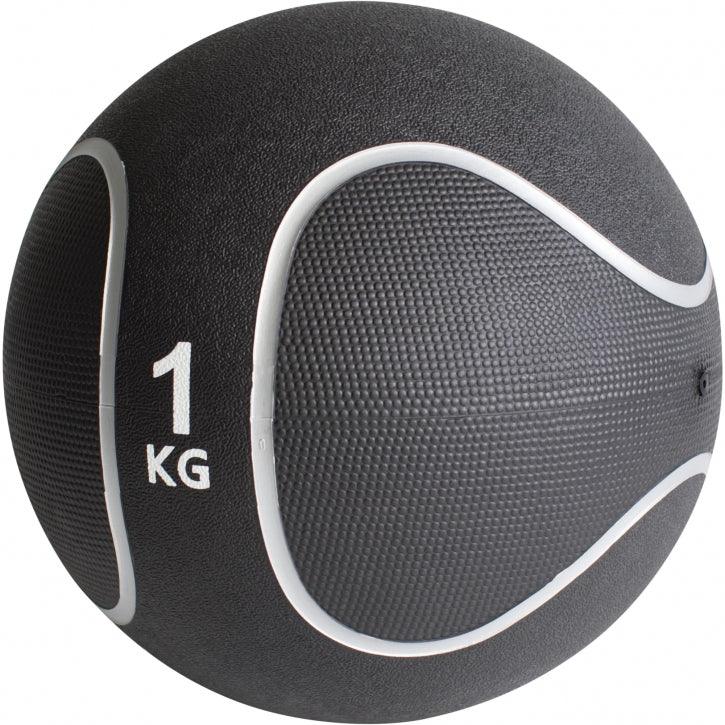 Minge medicinală din cauciuc negru/argintiu 1 - 10 kg