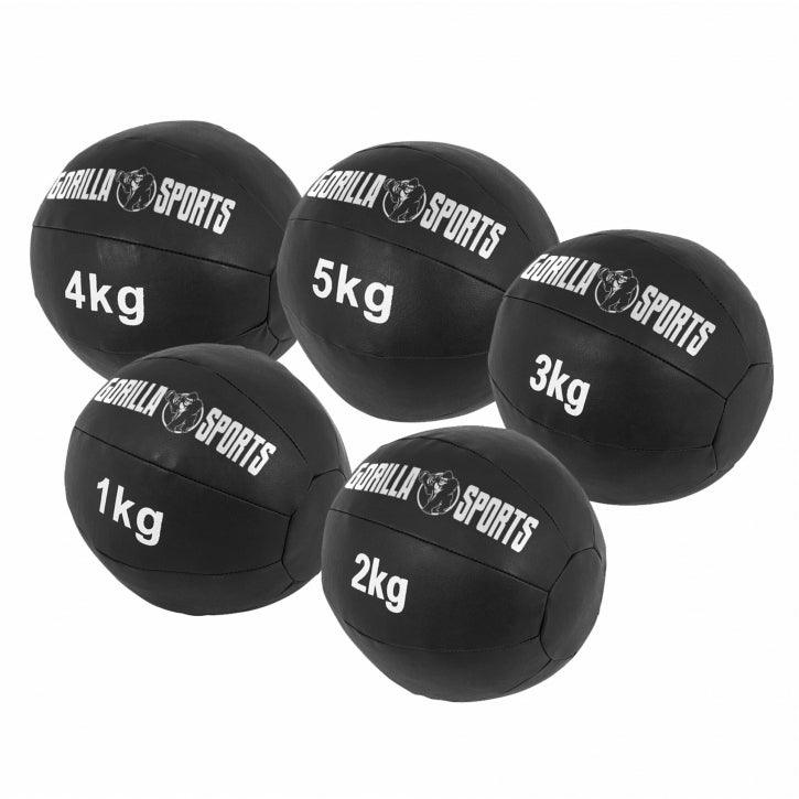 Minge medicală Wall Ball din piele sintetică 1 - 10 kg