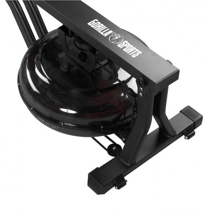 Aparat de vâslit cu apa, negru/rosu - Gorilla Sports Ro