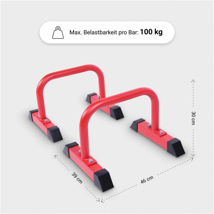 Set de 2 bare paralele pentru flotări, 30 cm