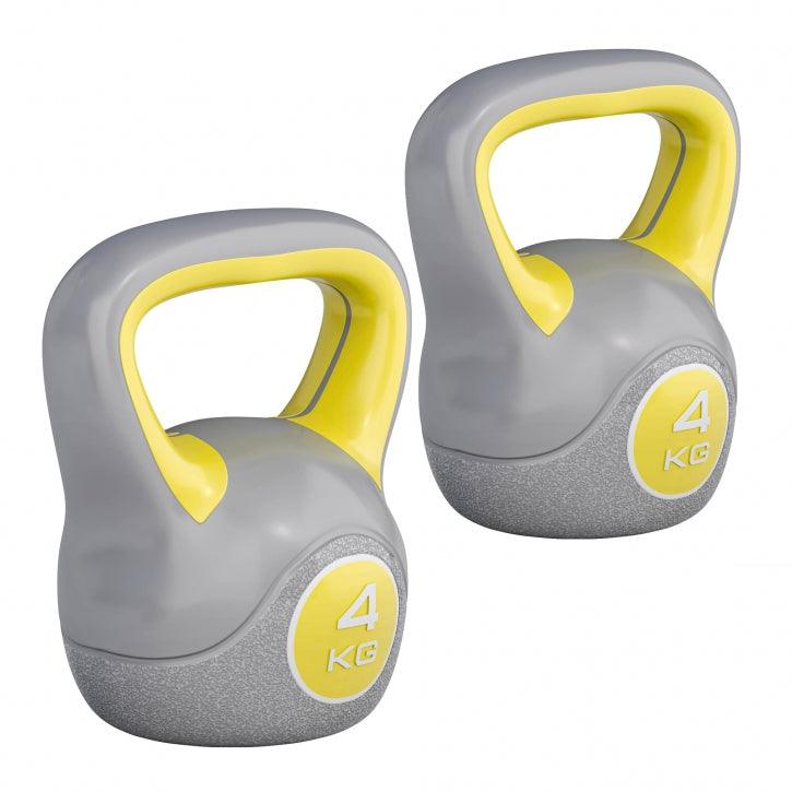 Kettlebell din plastic gri 2 - 20 kg