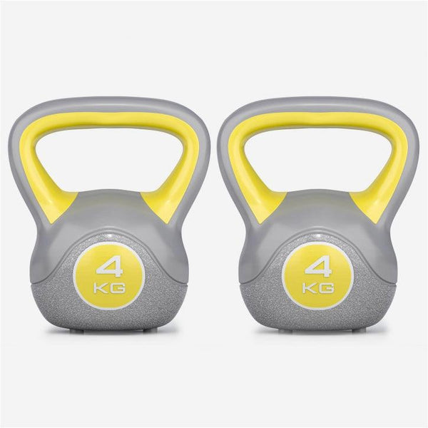 Kettlebell din plastic gri 2 - 20 kg
