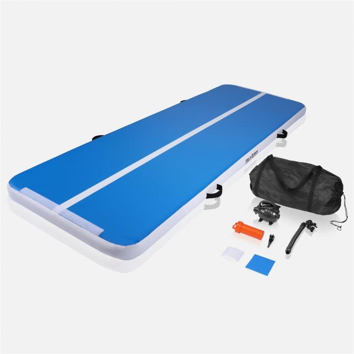 Saltea de gimnastică AirTrack cu grosimea de 10 cm și lungimea de 3 - 5 m