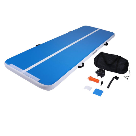 Saltea de gimnastică AirTrack cu grosimea de 10 cm și lungimea de 3 - 5 m
