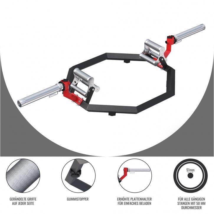 Trap Bar Multi Grip Olympia cu închizători