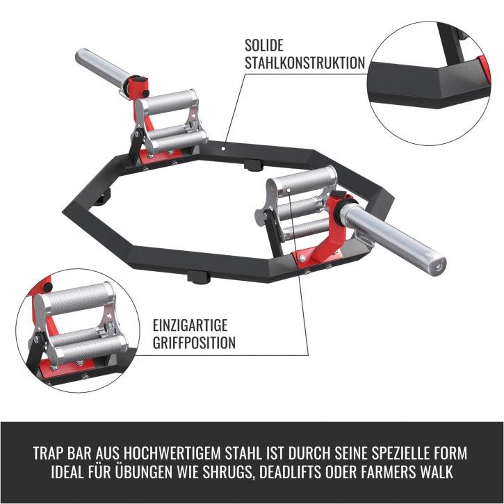Trap Bar Multi Grip Olympia cu închizători