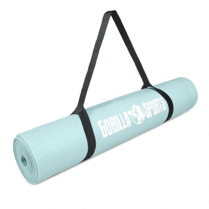 Saltea de yoga din PVC cu curea de transport, lățime 60 cm și grosime 0,5 cm