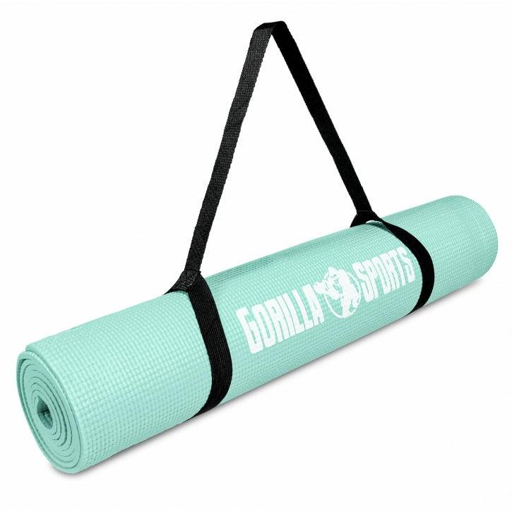Saltea de yoga din PVC cu curea de transport, lățime 60 cm și grosime 0,5 cm