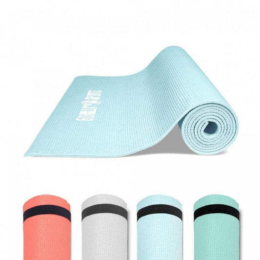 Saltea de yoga din PVC cu curea de transport, lățime 60 cm și grosime 0,5 cm