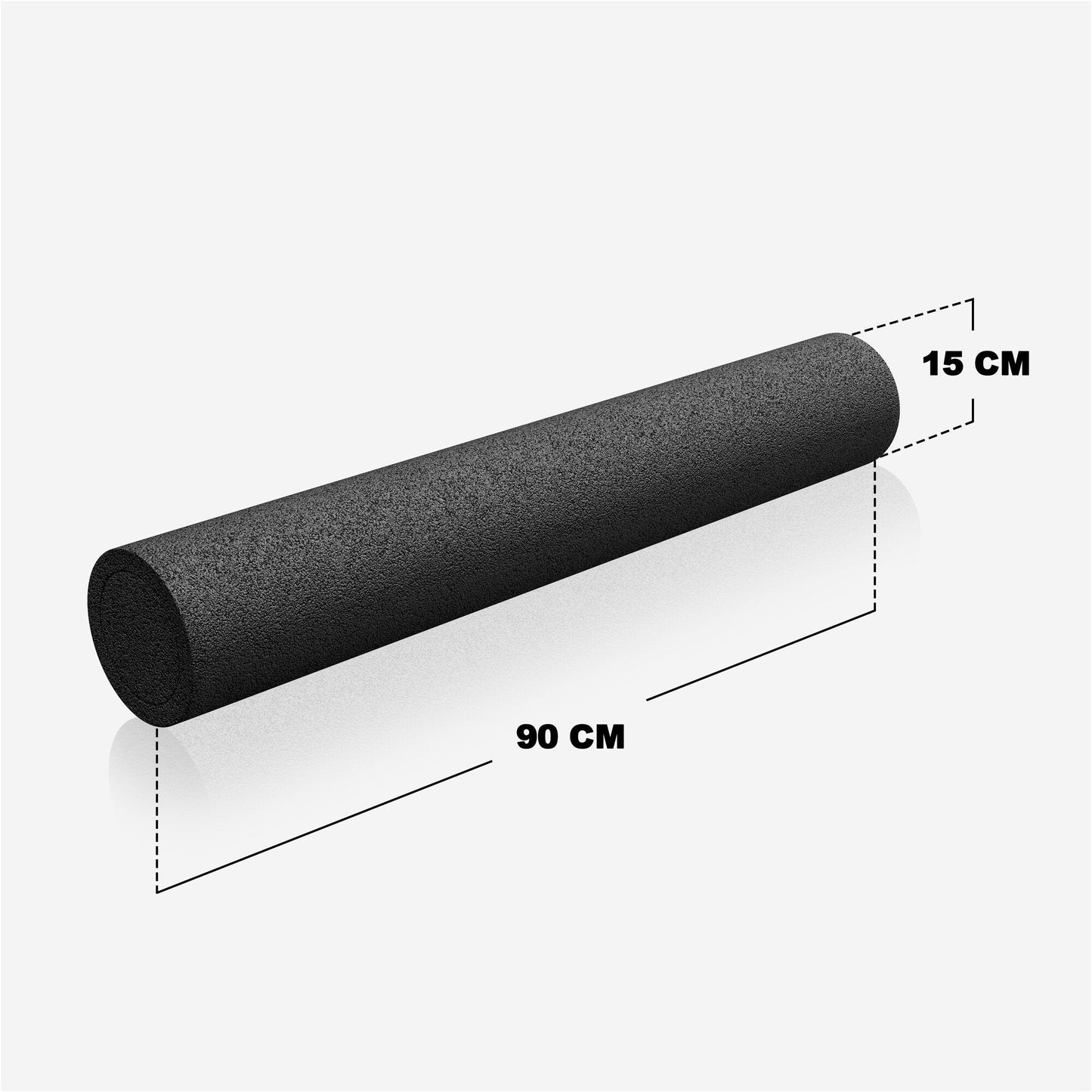 Rolă Pilates cu lungimea de 60/90 cm și înălțimea de 15 cm