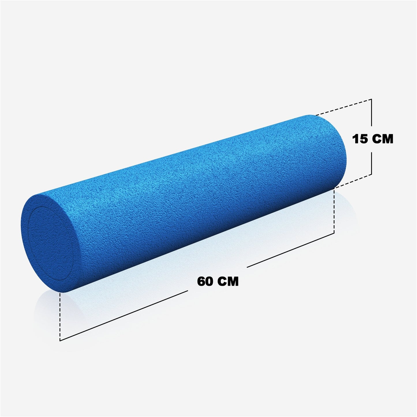 Rolă Pilates cu lungimea de 60/90 cm și înălțimea de 15 cm