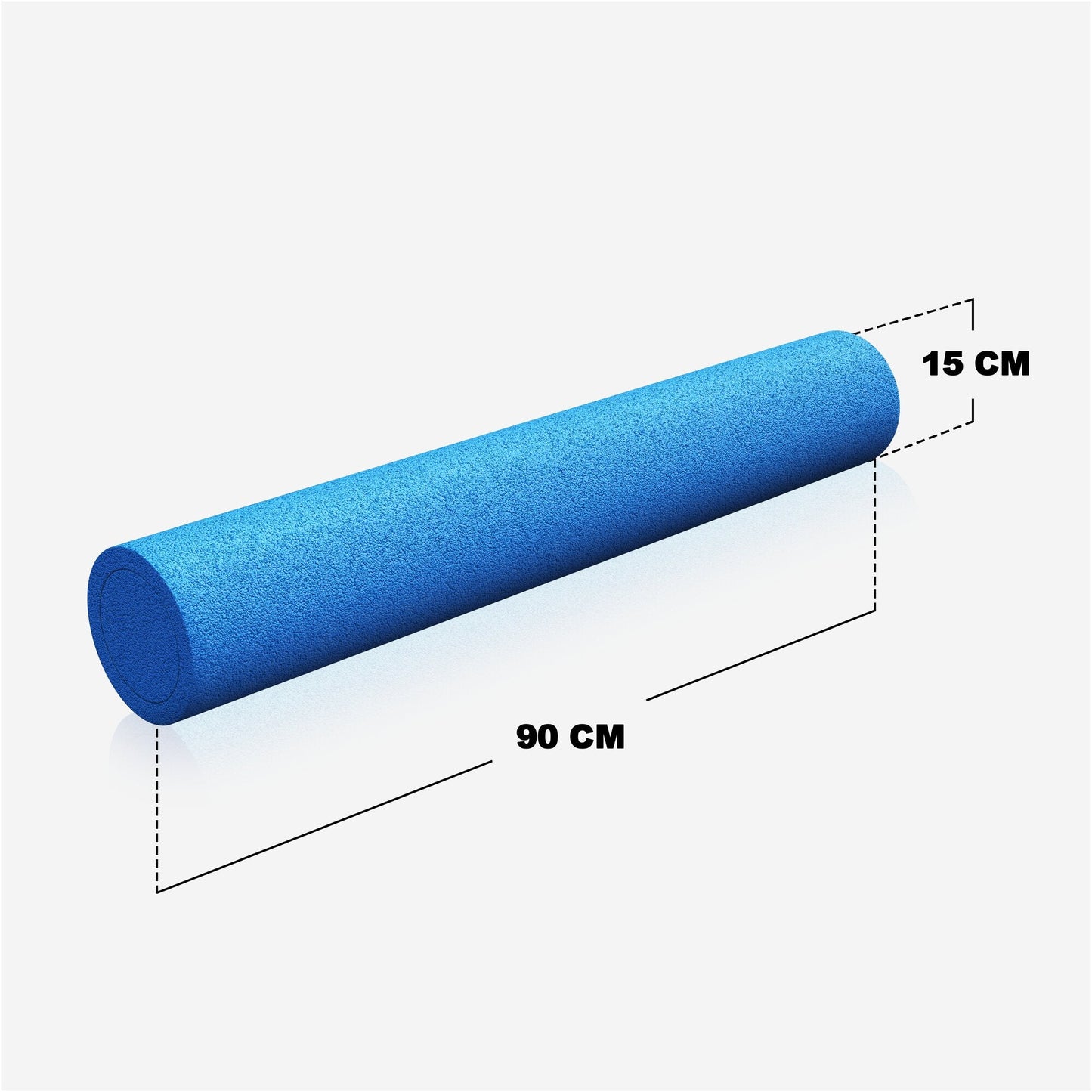 Rolă Pilates cu lungimea de 60/90 cm și înălțimea de 15 cm