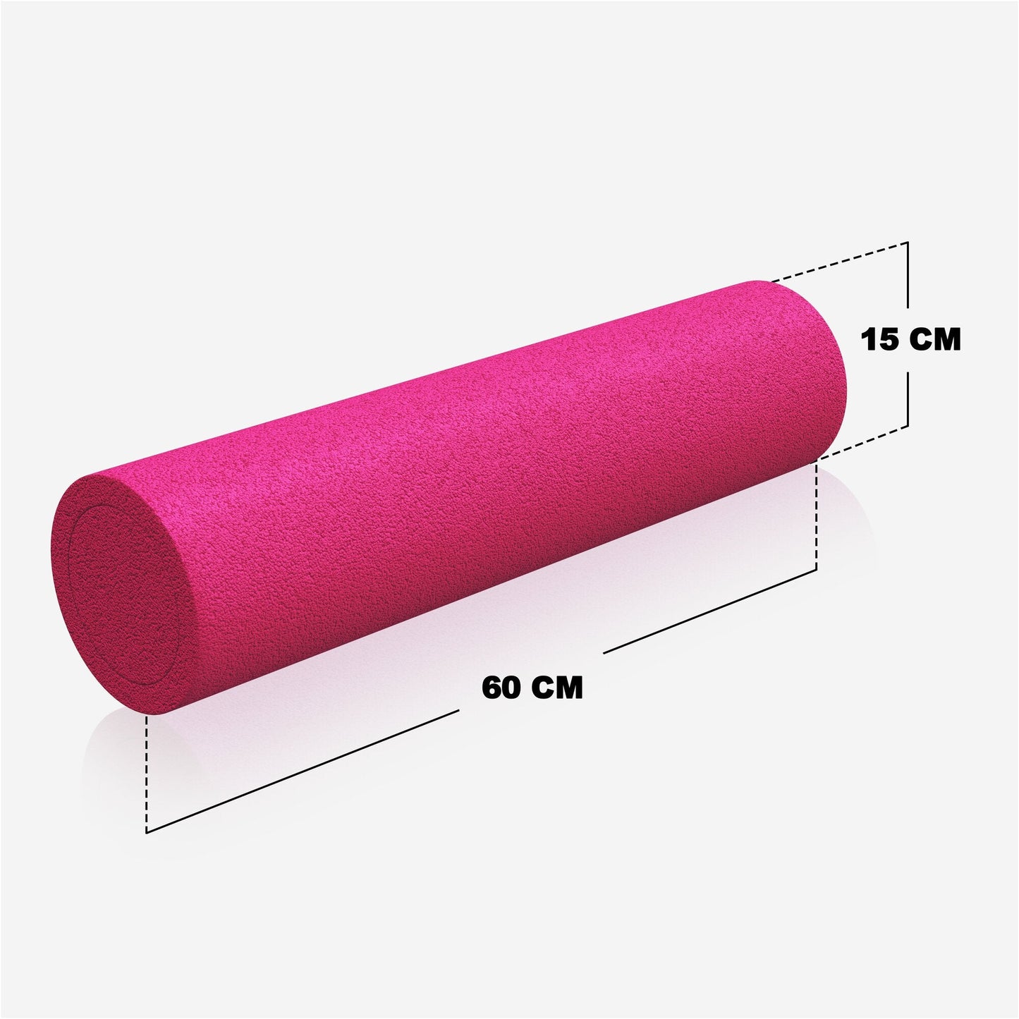 Rolă Pilates cu lungimea de 60/90 cm și înălțimea de 15 cm