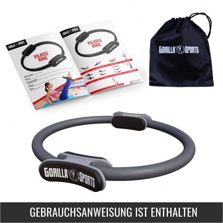 Inel Pilates antiderapant 36 cm, incluzând instrucțiuni și geantă de transport