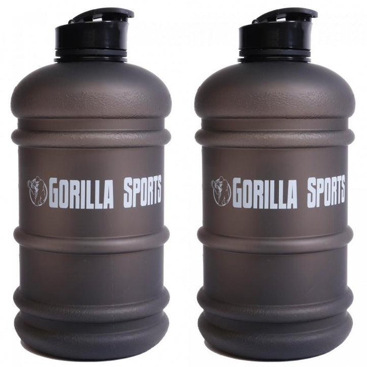 Set de 2 Sticle de baut, 2, 2 L, Negru, Gorilla Sports