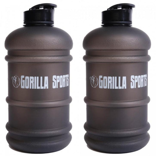 Set de 2 Sticle de baut, 2, 2 L, Negru, Gorilla Sports