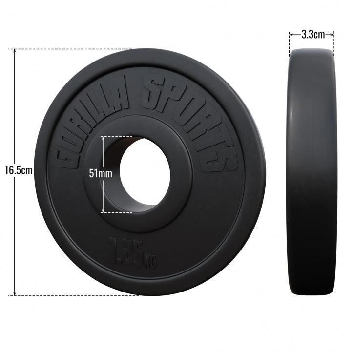 Disc de halteră din plastic Olympia 1,25 - 15 kg