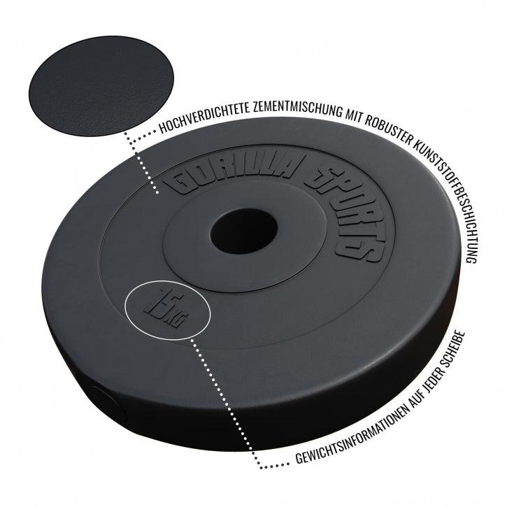 Disc de halteră din plastic Olympia 1,25 - 15 kg