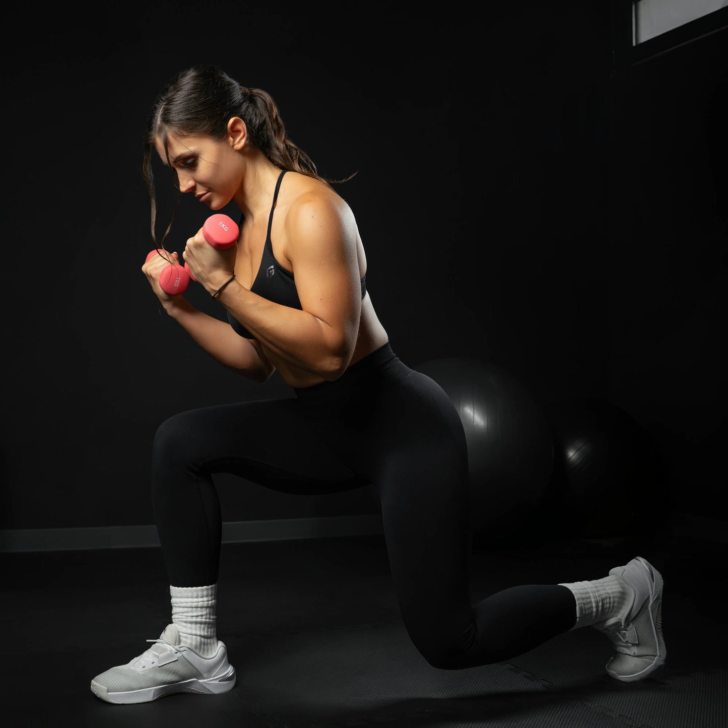 Set de gantere Aerobic 12 kg, inclusiv geantă