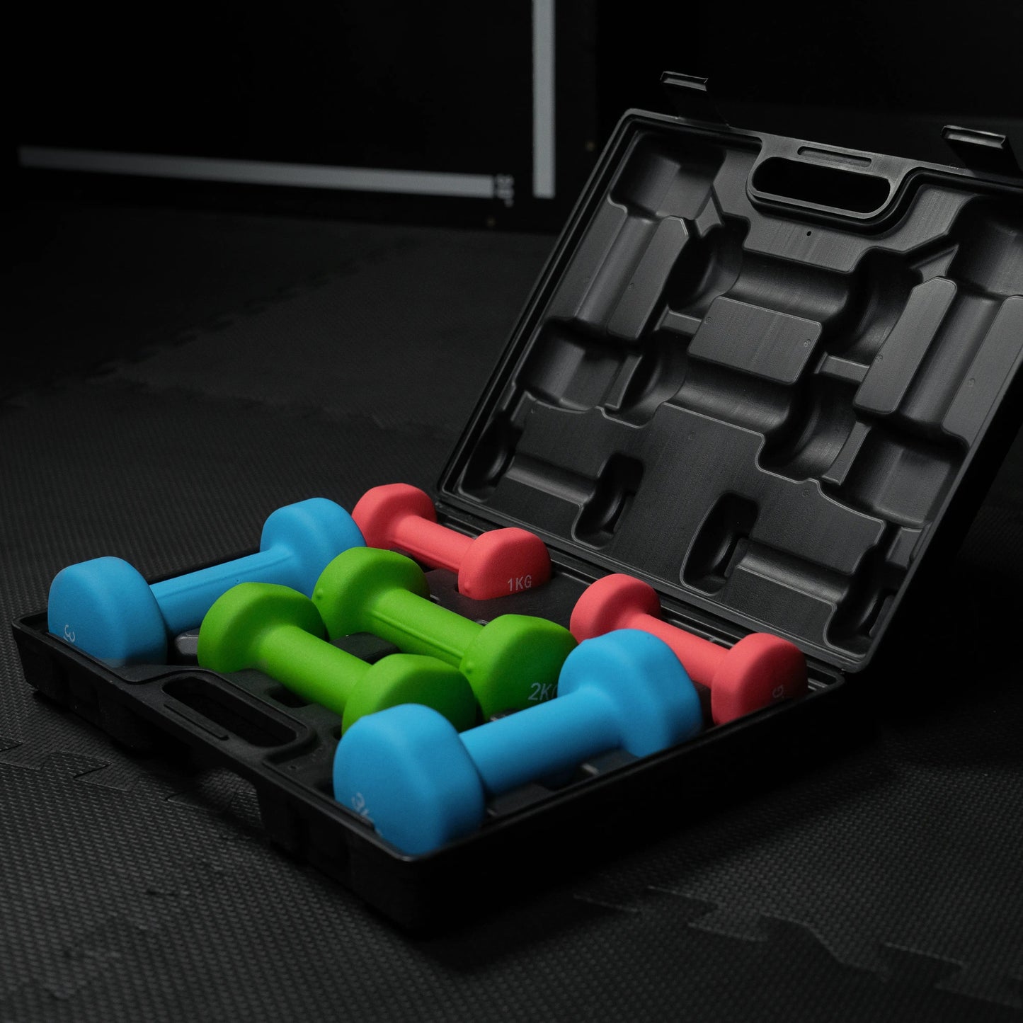 Set de gantere Aerobic 12 kg, inclusiv geantă