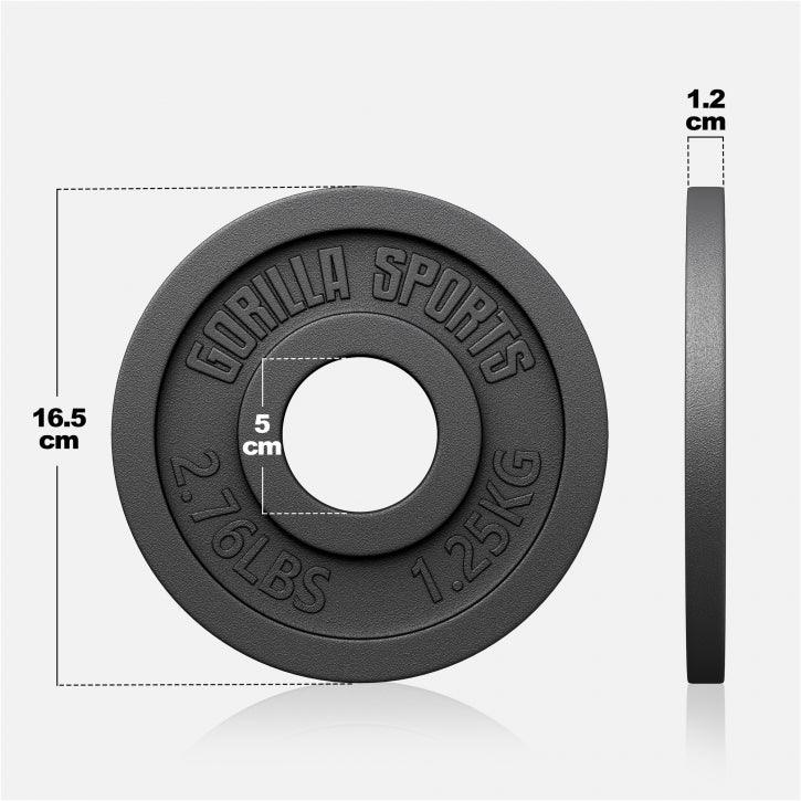 Disc de halteră din fontă Olympia 1,25 - 25 kg