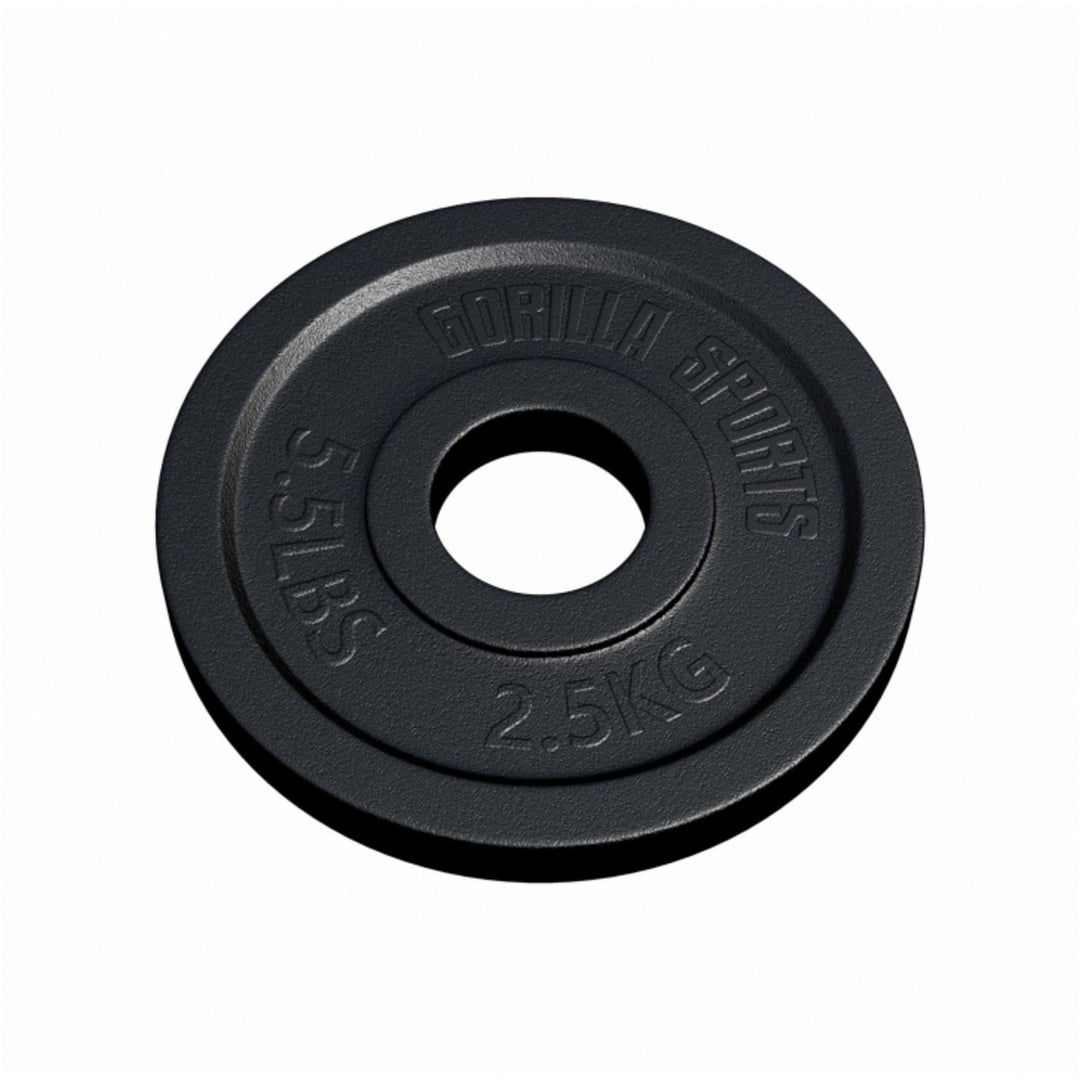 Discuri Olimpice din fontă 50/51 mm Negre - Gorilla Sports Ro
