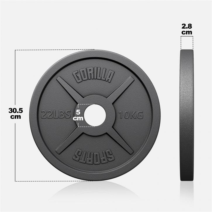 Disc de halteră din fontă Olympia 1,25 - 25 kg