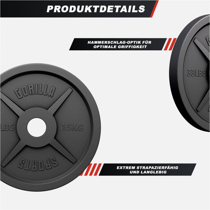 Disc de halteră din fontă Olympia 1,25 - 25 kg