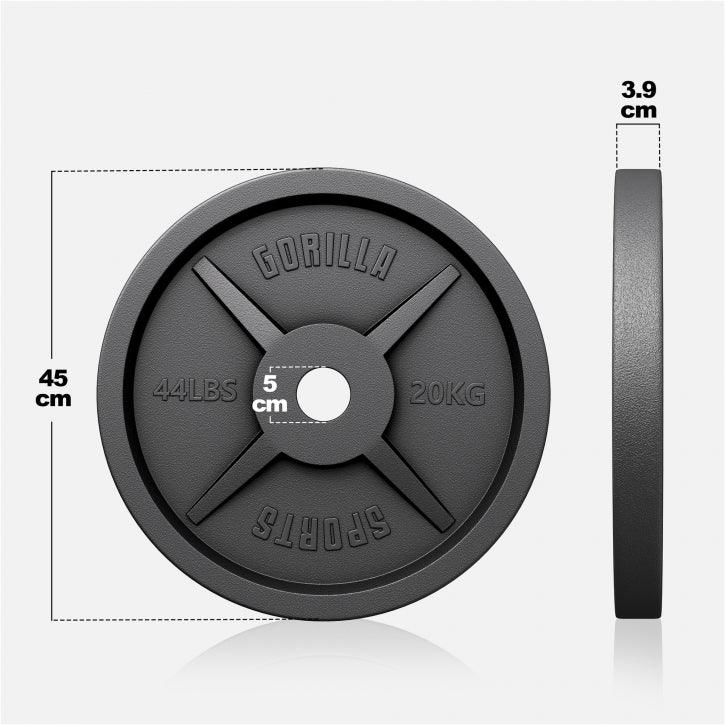 Disc de halteră din fontă Olympia 1,25 - 25 kg