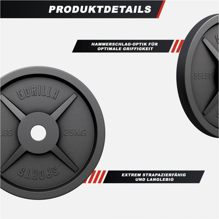 Disc de halteră din fontă Olympia 1,25 - 25 kg