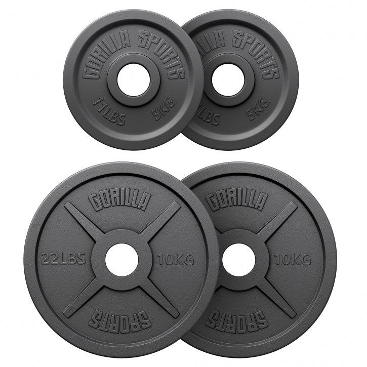 Disc de halteră din fontă Olympia 1,25 - 25 kg