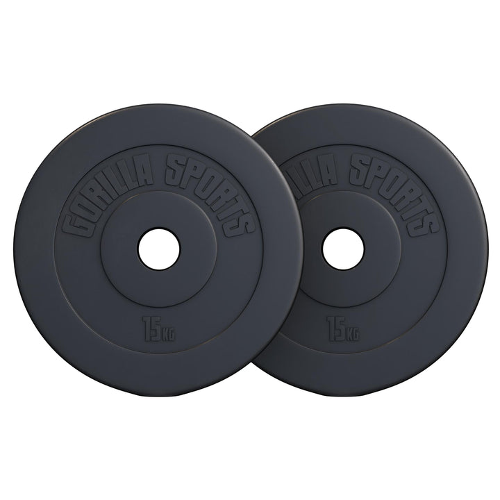Discuri olimpice umplute cu ciment 1,25-15Kg 50/51mm - Gorilla Sports Ro